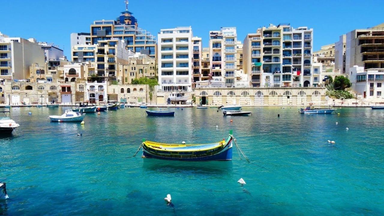 Luxe Apartment With Valletta And Harbour Views Сліма Екстер'єр фото