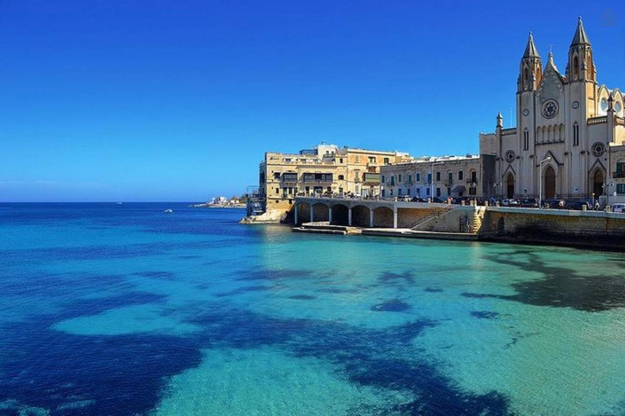 Luxe Apartment With Valletta And Harbour Views Сліма Екстер'єр фото