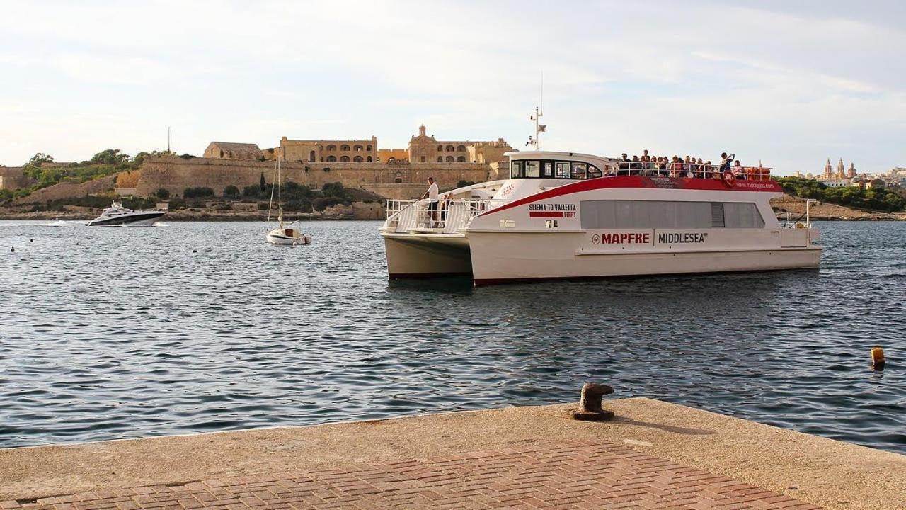 Luxe Apartment With Valletta And Harbour Views Сліма Екстер'єр фото