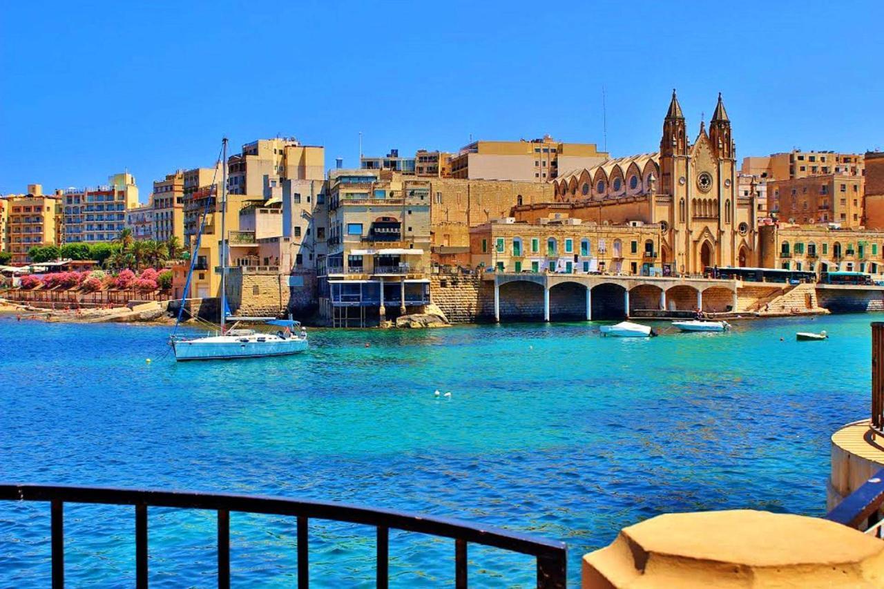 Luxe Apartment With Valletta And Harbour Views Сліма Екстер'єр фото