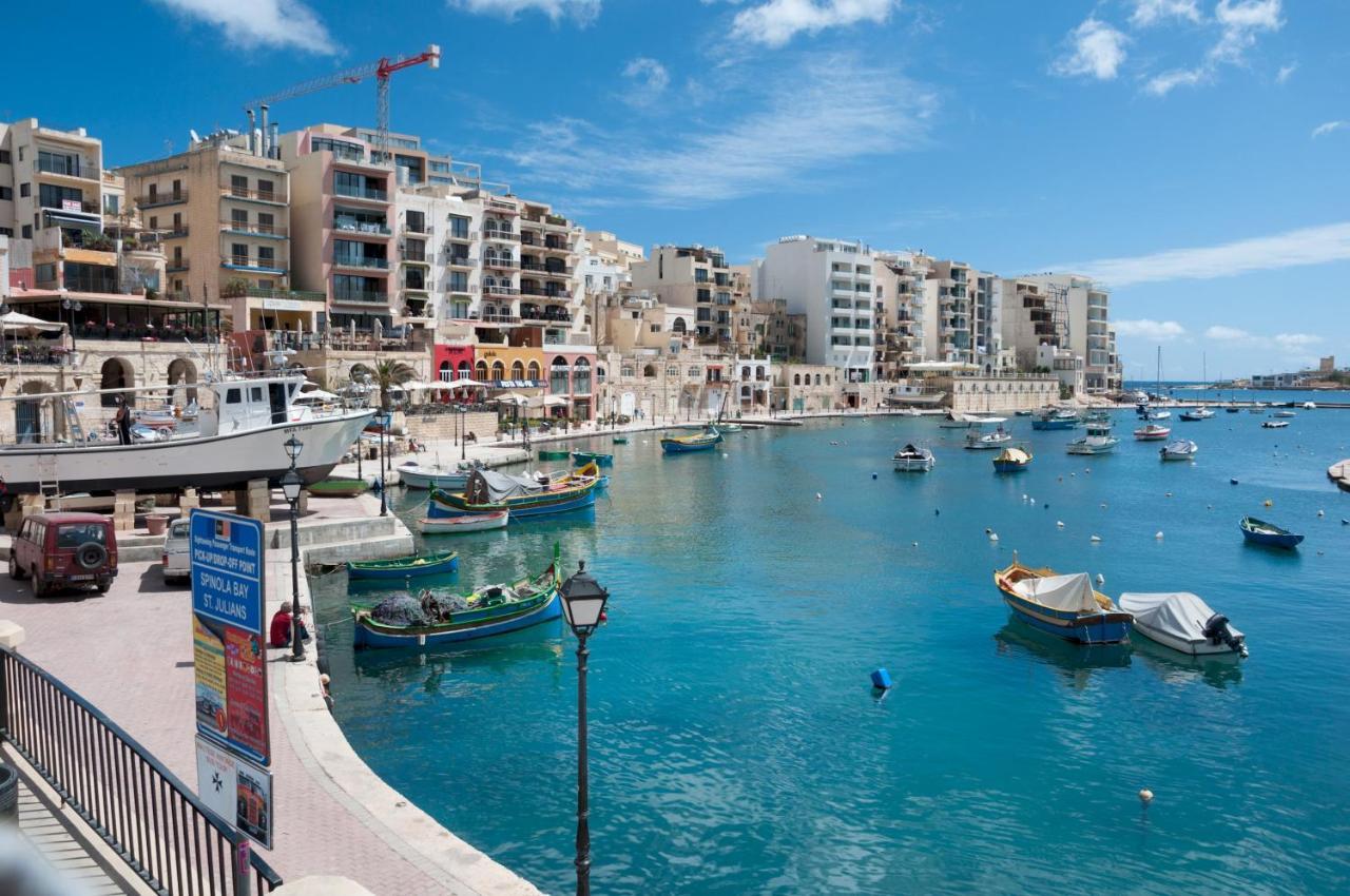 Luxe Apartment With Valletta And Harbour Views Сліма Екстер'єр фото